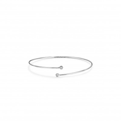 TIFFANY ELSA PERETTI® DIAMOND HOOP SINGLE-ROW BANGLE 60409390